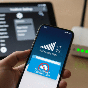 Mobile Data On but Internet Not Working Solution